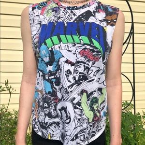 Marvel sleeveless T-shirt